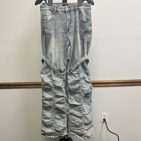 AKIRA Denim - AKIRA Ruched Denim Jeans